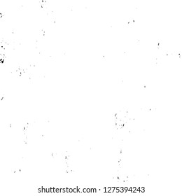 Vector grunge overlay texture. Black and white background. Abstract monochrome image includes a faded effect in dark tones