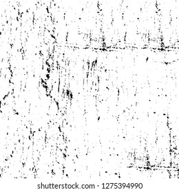 Vector grunge overlay texture. Black and white background. Abstract monochrome image includes a faded effect in dark tones