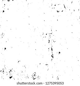 Vector grunge overlay texture. Black and white background. Abstract monochrome image includes a faded effect in dark tones