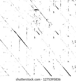 Vector grunge overlay texture. Black and white background. Abstract monochrome image includes a faded effect in dark tones