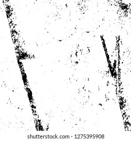 Vector grunge overlay texture. Black and white background. Abstract monochrome image includes a faded effect in dark tones