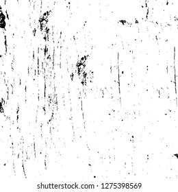 Vector grunge overlay texture. Black and white background. Abstract monochrome image includes a faded effect in dark tones