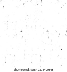 Vector grunge overlay texture. Black and white background. Abstract monochrome image includes a faded effect in dark tones