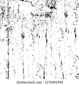 Vector grunge overlay texture. Black and white background. Abstract monochrome image includes a faded effect in dark tones