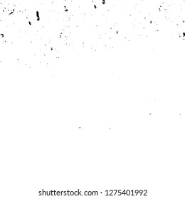 Vector grunge overlay texture. Black and white background. Abstract monochrome image includes a faded effect in dark tones