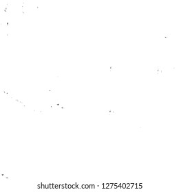 Vector grunge overlay texture. Black and white background. Abstract monochrome image includes a faded effect in dark tones