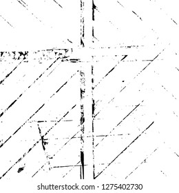 Vector grunge overlay texture. Black and white background. Abstract monochrome image includes a faded effect in dark tones