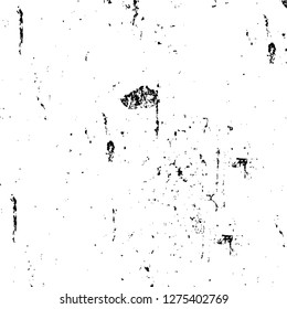 Vector grunge overlay texture. Black and white background. Abstract monochrome image includes a faded effect in dark tones