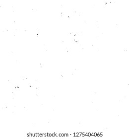Vector grunge overlay texture. Black and white background. Abstract monochrome image includes a faded effect in dark tones
