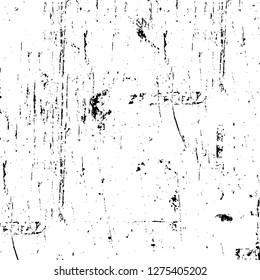 Vector grunge overlay texture. Black and white background. Abstract monochrome image includes a faded effect in dark tones