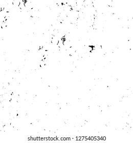 Vector grunge overlay texture. Black and white background. Abstract monochrome image includes a faded effect in dark tones