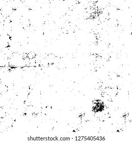 Vector grunge overlay texture. Black and white background. Abstract monochrome image includes a faded effect in dark tones