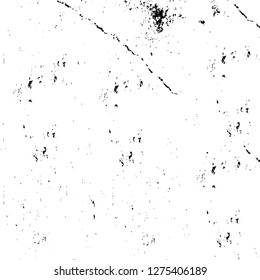 Vector grunge overlay texture. Black and white background. Abstract monochrome image includes a faded effect in dark tones