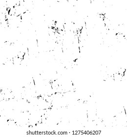 Vector grunge overlay texture. Black and white background. Abstract monochrome image includes a faded effect in dark tones