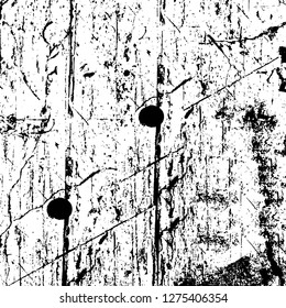 Vector grunge overlay texture. Black and white background. Abstract monochrome image includes a faded effect in dark tones