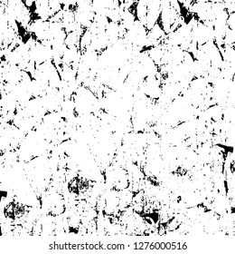 Vector Vector grunge overlay texture. Black and white background. Abstract monochrome image includes a faded effect in dark tonesgrunge overlay texture. Black and white background. Abstract monochrome
