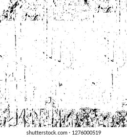 Vector Vector grunge overlay texture. Black and white background. Abstract monochrome image includes a faded effect in dark tonesgrunge overlay texture. Black and white background. Abstract monochrome