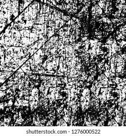 Vector Vector grunge overlay texture. Black and white background. Abstract monochrome image includes a faded effect in dark tonesgrunge overlay texture. Black and white background. Abstract monochrome