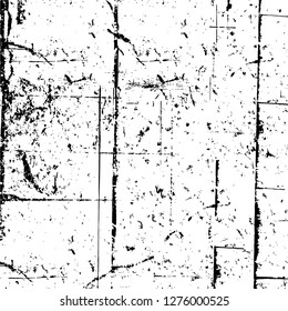 Vector Vector grunge overlay texture. Black and white background. Abstract monochrome image includes a faded effect in dark tonesgrunge overlay texture. Black and white background. Abstract monochrome