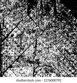 Vector Vector grunge overlay texture. Black and white background. Abstract monochrome image includes a faded effect in dark tonesgrunge overlay texture. Black and white background. Abstract monochrome