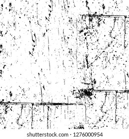 Vector Vector grunge overlay texture. Black and white background. Abstract monochrome image includes a faded effect in dark tonesgrunge overlay texture. Black and white background. Abstract monochrome