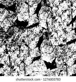 Vector Vector grunge overlay texture. Black and white background. Abstract monochrome image includes a faded effect in dark tonesgrunge overlay texture. Black and white background. Abstract monochrome