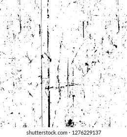 Vector grunge overlay texture. Black and white background. Abstract monochrome image includes a faded effect in dark tones