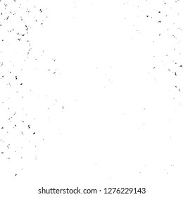 Vector grunge overlay texture. Black and white background. Abstract monochrome image includes a faded effect in dark tones