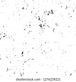 Vector grunge overlay texture. Black and white background. Abstract monochrome image includes a faded effect in dark tones