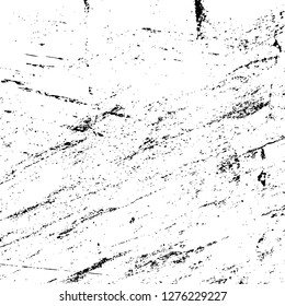 Vector grunge overlay texture. Black and white background. Abstract monochrome image includes a faded effect in dark tones