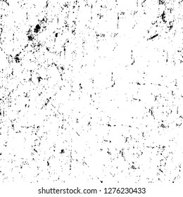 Vector Vector grunge overlay texture. Black and white background. Abstract monochrome image includes a faded effect in dark tonesgrunge overlay texture. Black and white background. Abstract monochrome