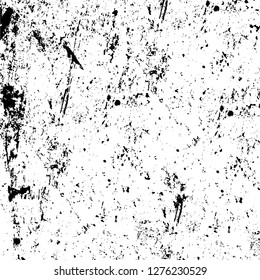 Vector Vector grunge overlay texture. Black and white background. Abstract monochrome image includes a faded effect in dark tonesgrunge overlay texture. Black and white background. Abstract monochrome