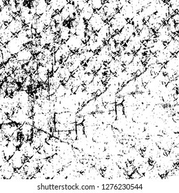Vector Vector grunge overlay texture. Black and white background. Abstract monochrome image includes a faded effect in dark tonesgrunge overlay texture. Black and white background. Abstract monochrome