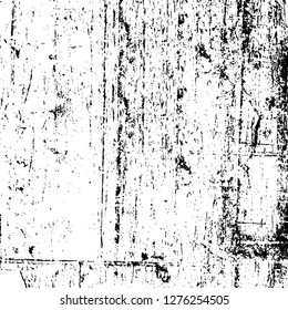 Vector grunge overlay texture. Black and white background. Abstract monochrome image includes a faded effect in dark tones