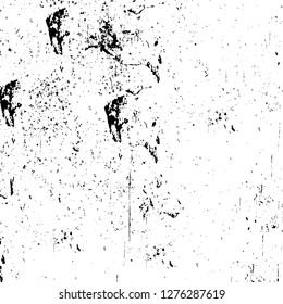 Vector grunge overlay texture. Black and white background. Abstract monochrome image includes a faded effect in dark tones