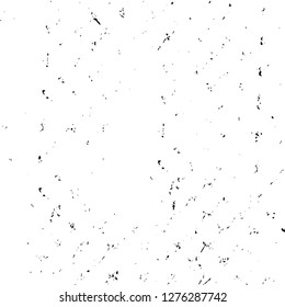 Vector grunge overlay texture. Black and white background. Abstract monochrome image includes a faded effect in dark tones