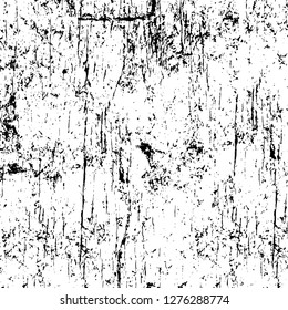Vector grunge overlay texture. Black and white background. Abstract monochrome image includes a faded effect in dark tones