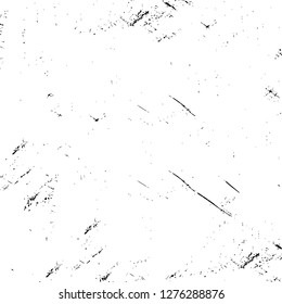 Vector grunge overlay texture. Black and white background. Abstract monochrome image includes a faded effect in dark tones
