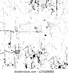 Vector grunge overlay texture. Black and white background. Abstract monochrome image includes a faded effect in dark tones