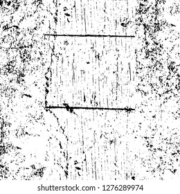 Vector grunge overlay texture. Black and white background. Abstract monochrome image includes a faded effect in dark tones