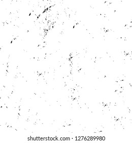 Vector grunge overlay texture. Black and white background. Abstract monochrome image includes a faded effect in dark tones