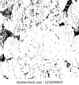 Vector grunge overlay texture. Black and white background. Abstract monochrome image includes a faded effect in dark tones