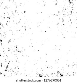Vector grunge overlay texture. Black and white background. Abstract monochrome image includes a faded effect in dark tones