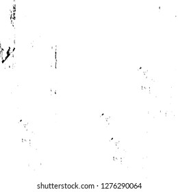 Vector grunge overlay texture. Black and white background. Abstract monochrome image includes a faded effect in dark tones