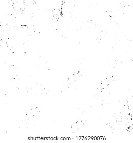 Vector grunge overlay texture. Black and white background. Abstract monochrome image includes a faded effect in dark tones