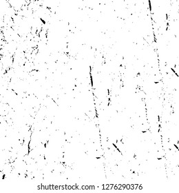 Vector grunge overlay texture. Black and white background. Abstract monochrome image includes a faded effect in dark tones