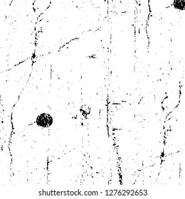 Vector grunge overlay texture. Black and white background. Abstract monochrome image includes a faded effect in dark tones
