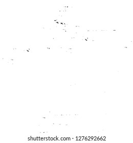 Vector grunge overlay texture. Black and white background. Abstract monochrome image includes a faded effect in dark tones