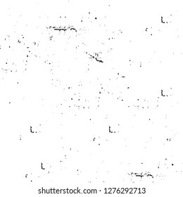 Vector grunge overlay texture. Black and white background. Abstract monochrome image includes a faded effect in dark tones