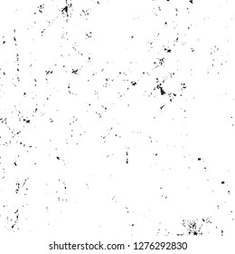 Vector grunge overlay texture. Black and white background. Abstract monochrome image includes a faded effect in dark tones